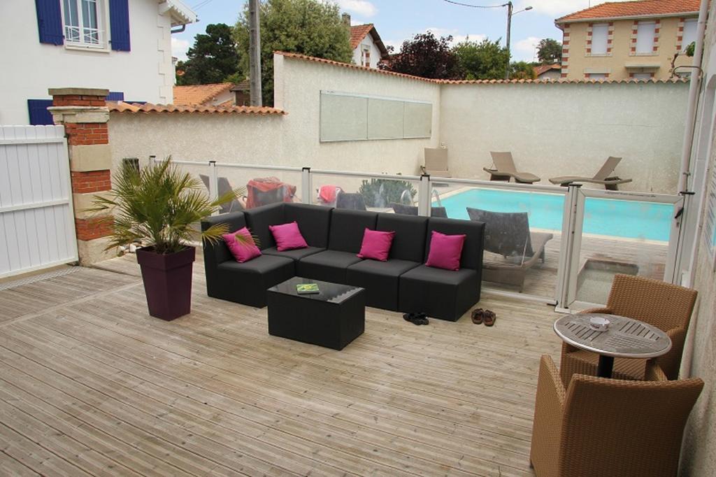 Hotel De La Plage Saint-Palais-sur-Mer Exteriér fotografie